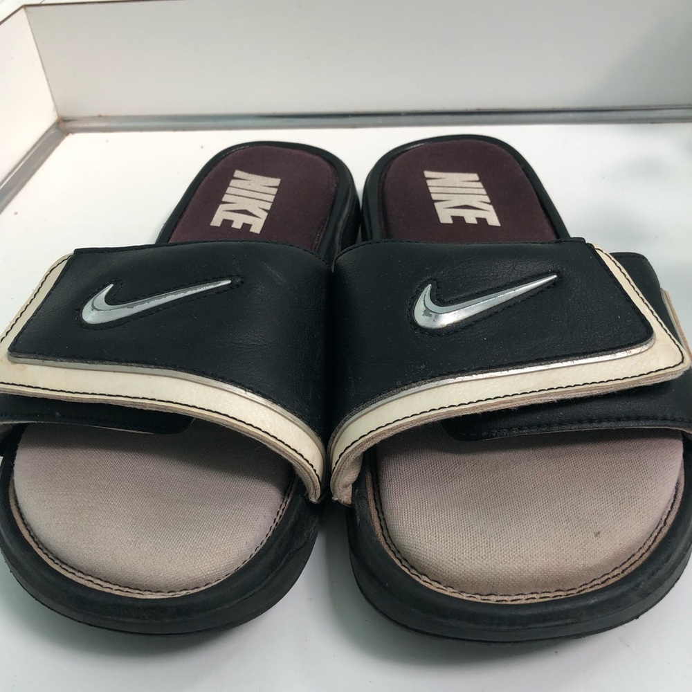 Nike plush slides
